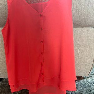 Nice and Cool Orange Blouse